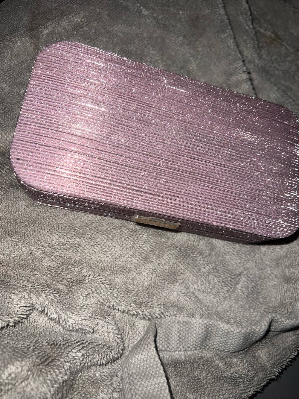 tarte Shimmery Light Pink Cosmetic Clutch
